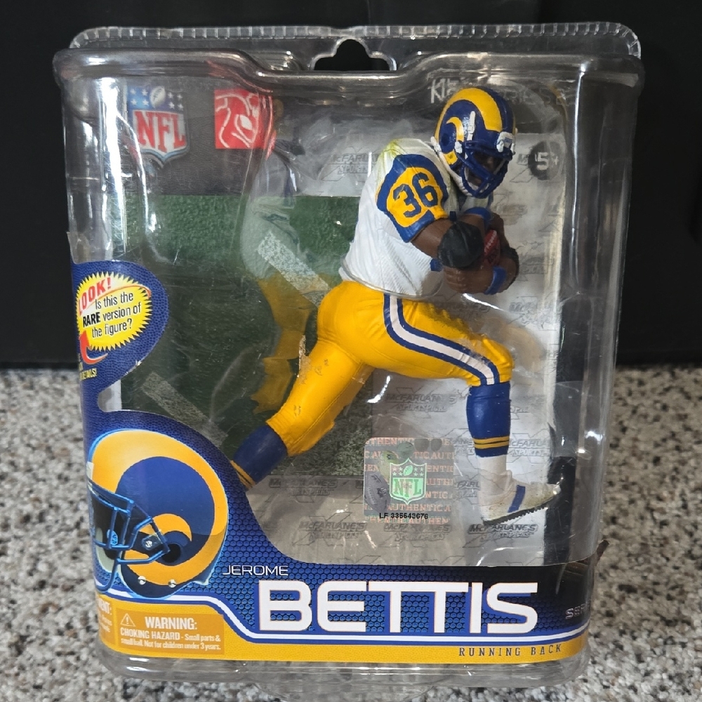 Betts NFL Action Figure - Blue and Yellow